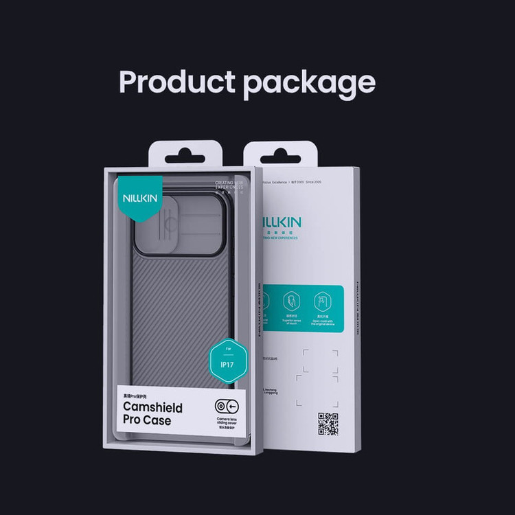 کاور نیلکین مدل Camshield Pro Clear version مناسب برای گوشی موبایل اپل iPhone 17