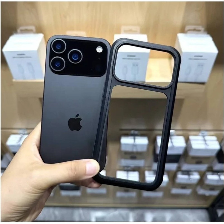 قاب کی زد دو مدل شفاف دور رنگی مناسب برای گوشی موبایل اپل iPhone 17 promax