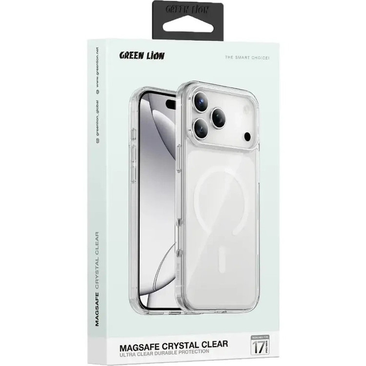 کاور گرین لاین مدل Magsafe Crystal Clear مناسب برای گوشی موبایل اپل Iphone 17 Pro Max