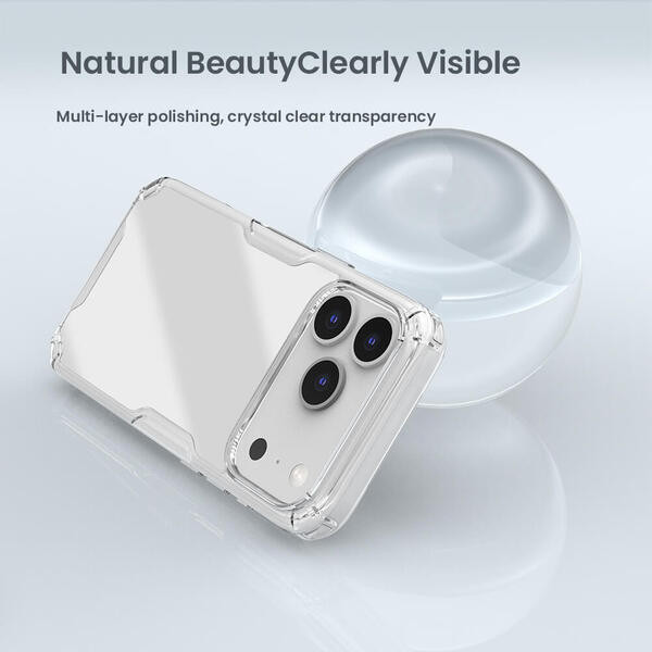 کاور نیلکین مدل Nature TPU Pro مناسب برای گوشی موبایل اپل iPhone 17 Pro Max