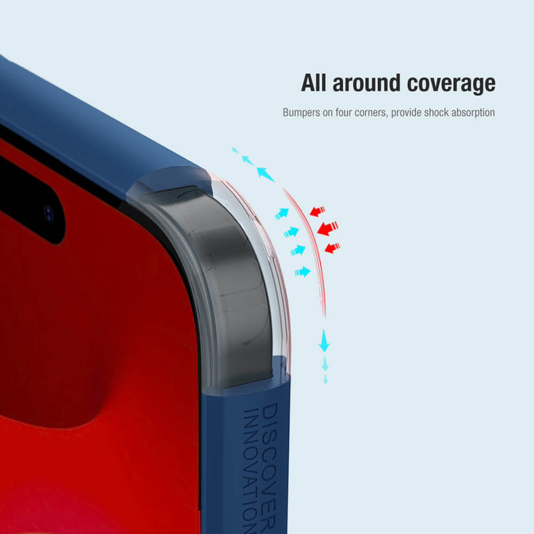 کاور نیلکین مدل Super Frosted Shield Pro مناسب برای گوشی موبایل اپل iPhone 15