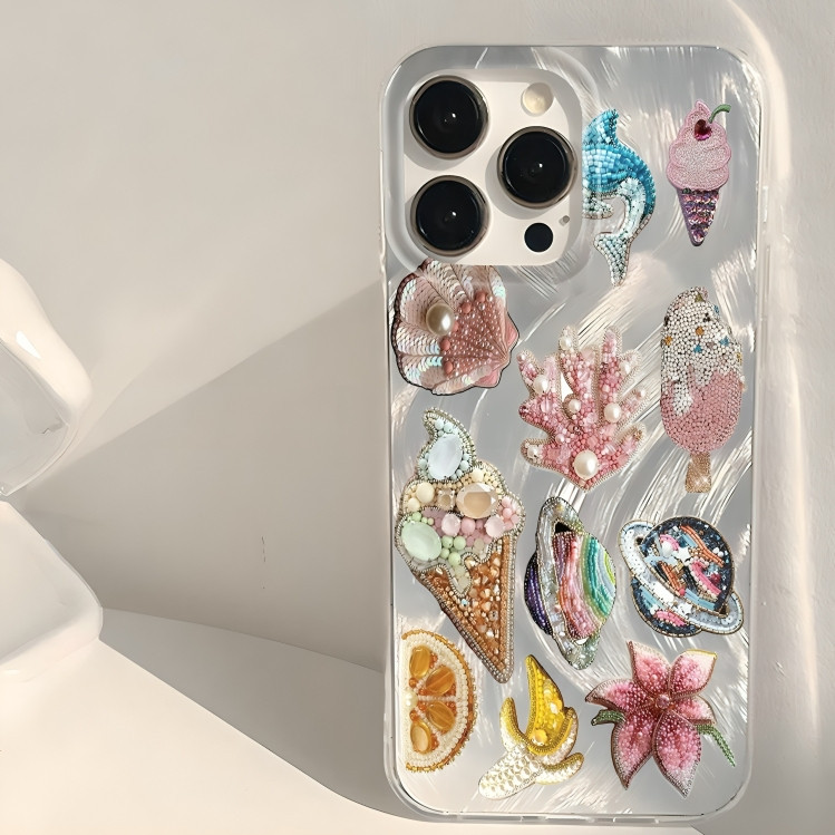 کاور مدل icyshellgrandient مناسب برای گوشی موبایل اپل Iphone 16 ProMax