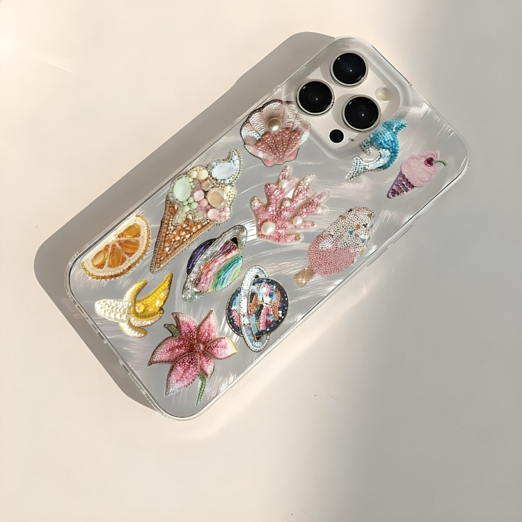 کاور مدل icyshellgrandient مناسب برای گوشی موبایل اپل Iphone 16 ProMax