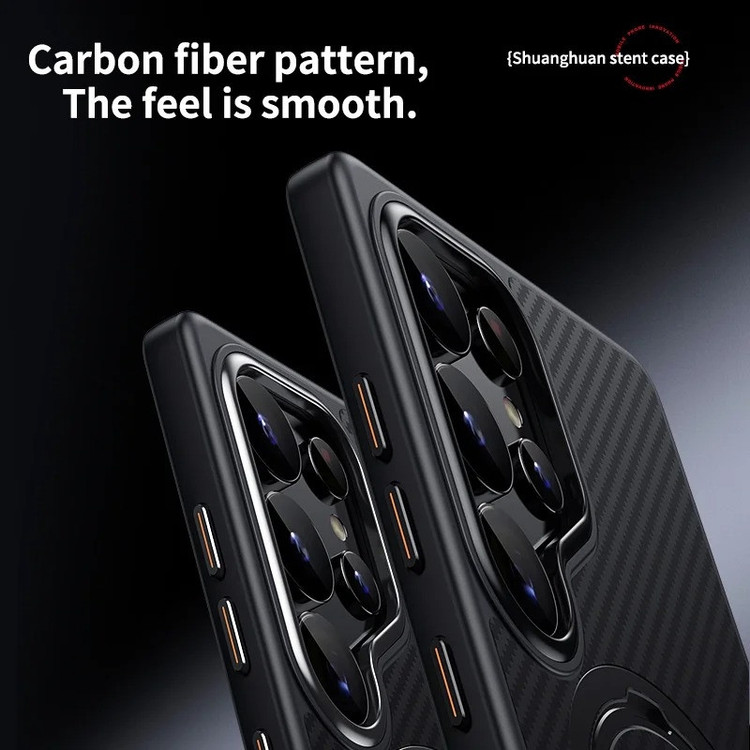 کاور بادیگارد مدل Carbon Stand مناسب برای گوشی موبایل سامسونگ Galaxy S26 Ultra
