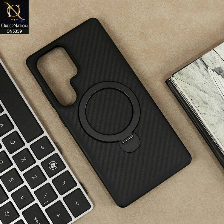 کاور بادیگارد مدل Carbon Stand مناسب برای گوشی موبایل سامسونگ Galaxy S26 Ultra