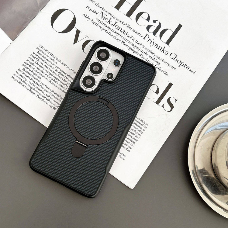 کاور بادیگارد مدل Carbon Stand مناسب برای گوشی موبایل سامسونگ Galaxy S26 Ultra