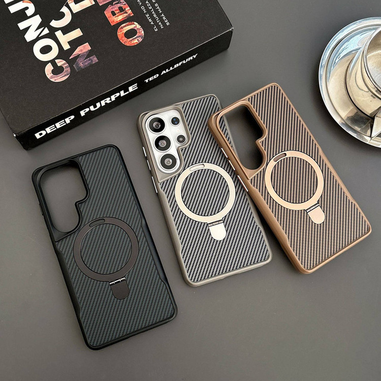 کاور بادیگارد مدل Carbon Stand مناسب برای گوشی موبایل سامسونگ Galaxy S26 Ultra