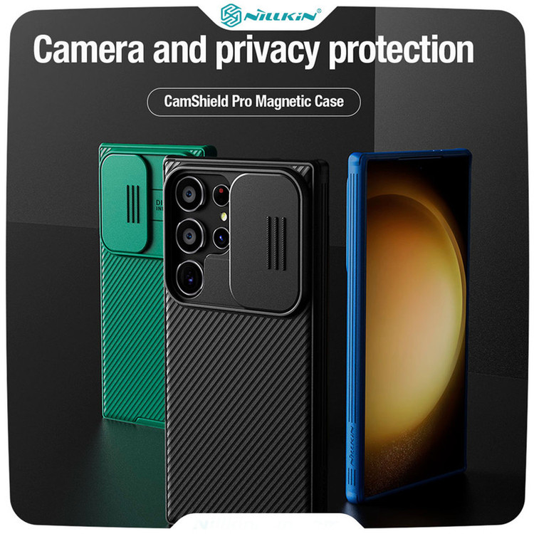 کاور نیلکین مدل CAMSHIELD PRO مناسب برای گوشی موبایل سامسونگ Galaxy S25 Ultra