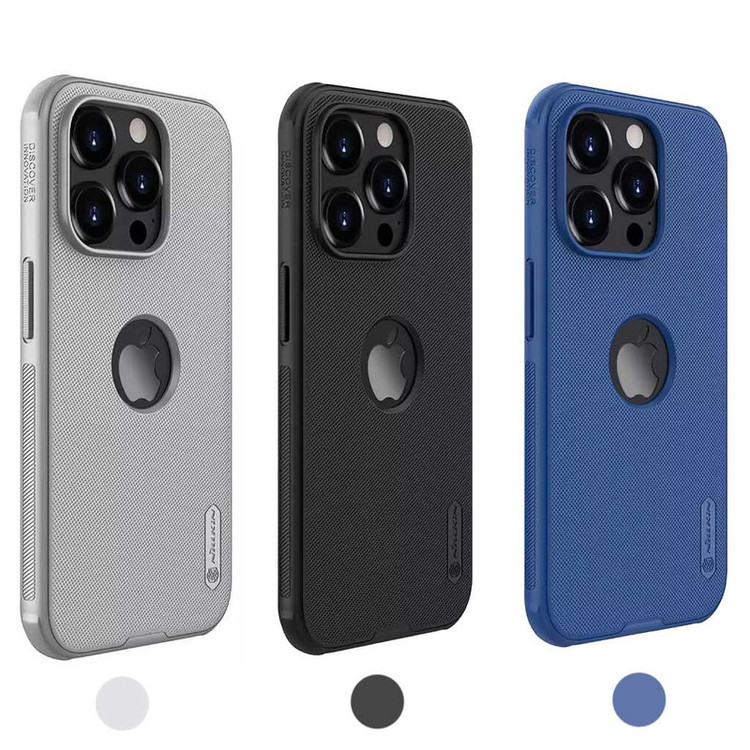کاور نیلکین مدل Super Frosted Shield Pro ogo cutout مناسب برای گوشی موبایل اپل IPhone 15 Pro Max