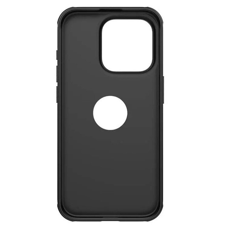 کاور نیلکین مدل Super Frosted Shield Pro ogo cutout مناسب برای گوشی موبایل اپل IPhone 15 Pro Max