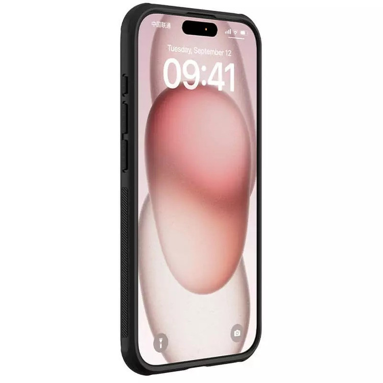 کاور نیلکین مدل Super Frosted Shield Pro ogo cutout مناسب برای گوشی موبایل اپل IPhone 15 Pro Max