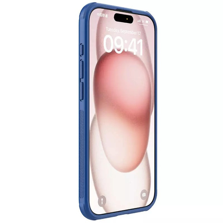کاور نیلکین مدل Super Frosted Shield Pro ogo cutout مناسب برای گوشی موبایل اپل IPhone 15 Pro Max