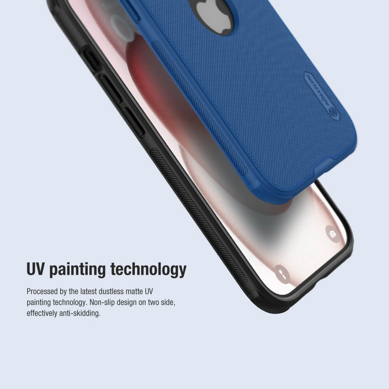 کاور نیلکین مدل Super Frosted Shield Pro ogo cutout مناسب برای گوشی موبایل اپل IPhone 15 Pro Max