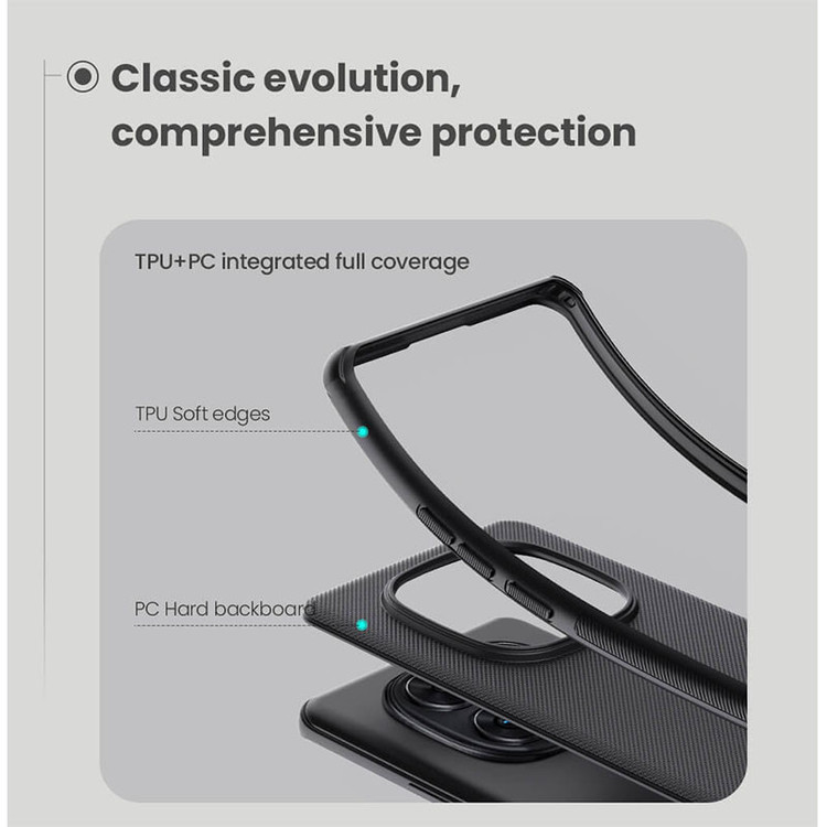 کاور نیلکین مدل Super Frosted Shield Pro مناسب برای گوشی موبایل شیائومی Redmi Note 14 Pro Plus