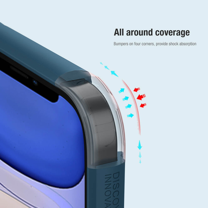 کاور نیلکین مدل Super Frosted Shield Pro مناسب برای گوشی موبایل اپل iPhone 13 / 14