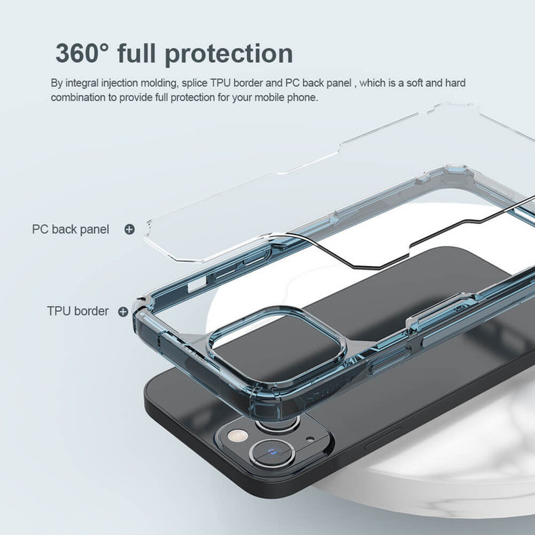 کاور نیلکین مدل Nature TPU Pro مناسب برای گوشی موبایل اپل iPhone 13 / 14