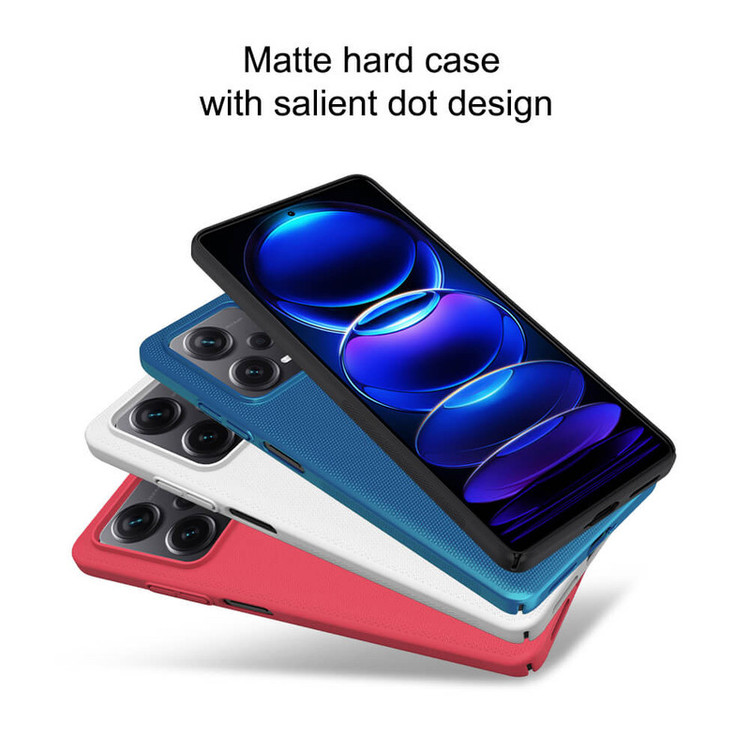 کاور نیلکین مدل Super Frosted Shield مناسب برای گوشی موبایل شیائومی Redmi Note 12 Pro Plus