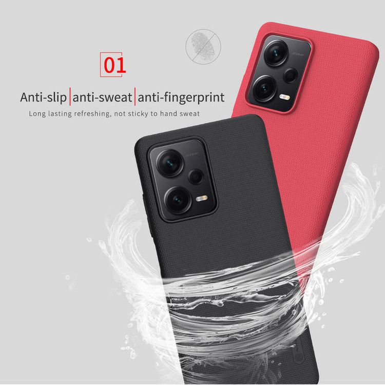 کاور نیلکین مدل Super Frosted Shield مناسب برای گوشی موبایل شیائومی Redmi Note 12 Pro Plus