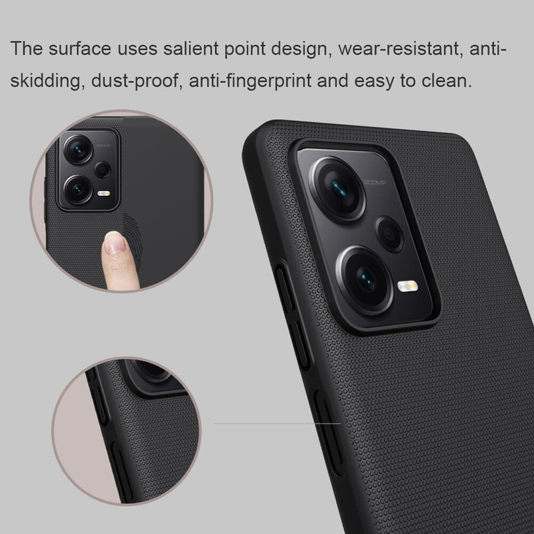 کاور نیلکین مدل Super Frosted Shield مناسب برای گوشی موبایل شیائومی Redmi Note 12 Pro Plus