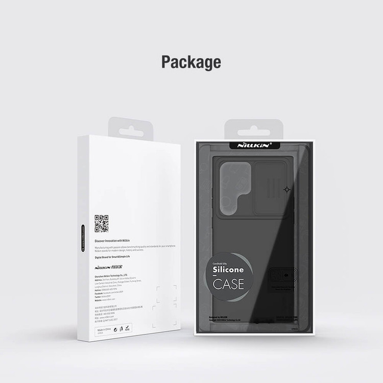 کاور نیلکین مدل CamShield Silky Silicon مناسب برای گوشی موبایل سامسونگ Galaxy S23 Ultra