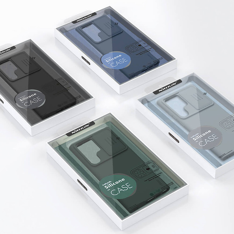 کاور نیلکین مدل CamShield Silky Silicon مناسب برای گوشی موبایل سامسونگ Galaxy S23 Ultra