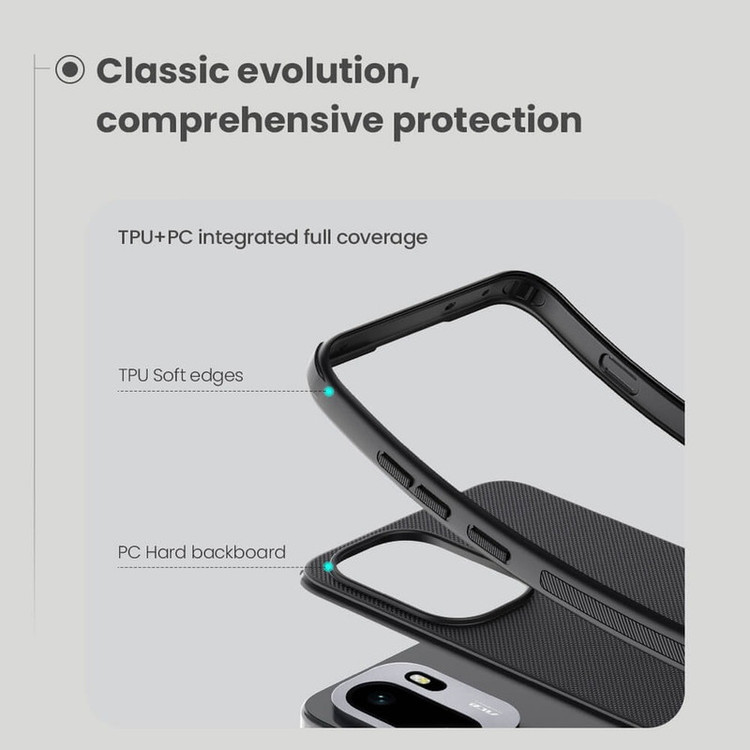 کاور نیلکین مدل Super Frosted Shield Pro مناسب برای گوشی موبایل وان پلاس Ace 6 / Ace 6T / 15R