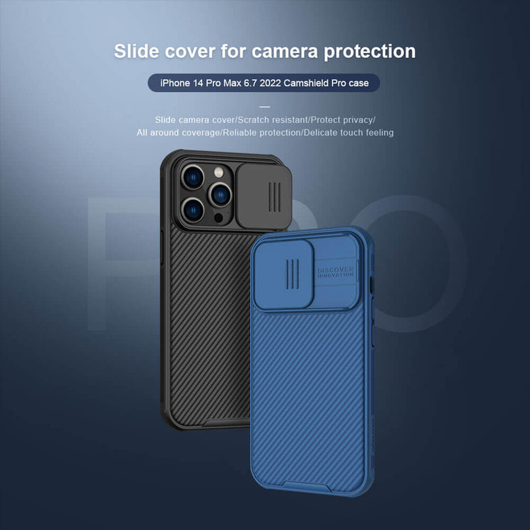 کاور نیلکین مدل Camshield Pro مناسب برای گوشی موبایل اپل iPhone 14 pro max
