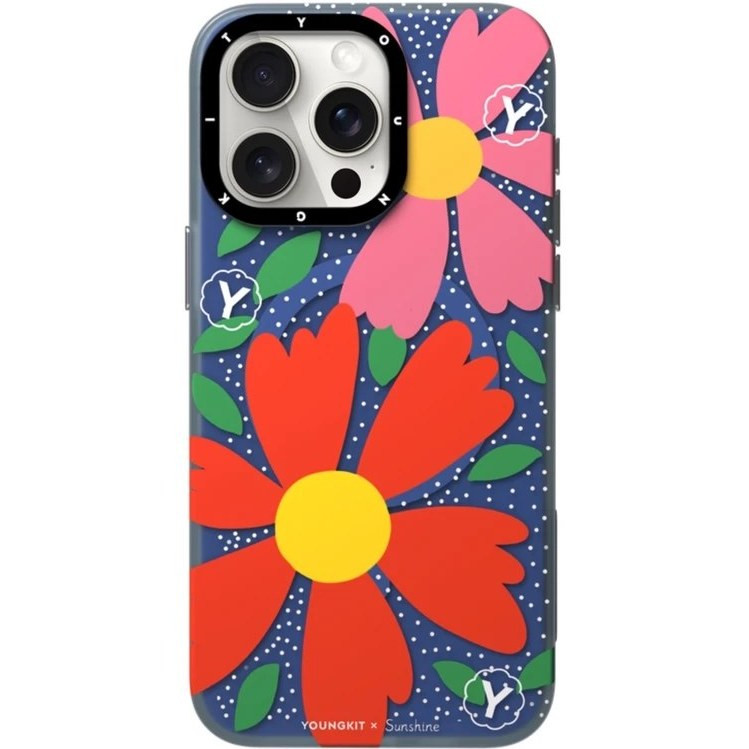 کاور یانگ کیت مدل sunshine flowery smile مناسب برای گوشی موبایل اپل Apple iphone 15 promax