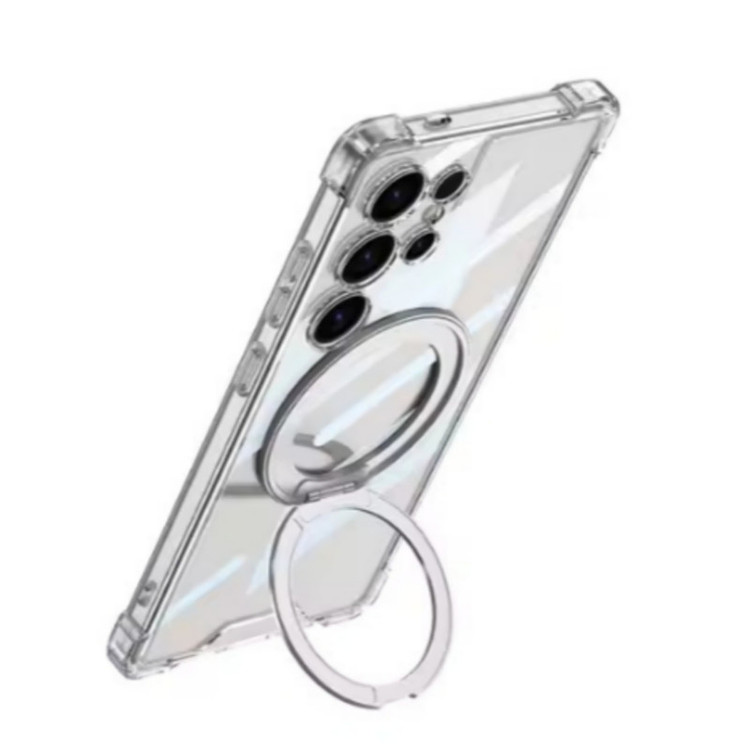 کاور جی کی کی مدل AIRBAG WITH ROTARY STAND مناسب برای گوشی سامسونگ galaxy s25 ultra