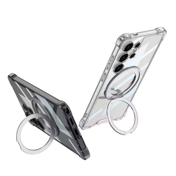 کاور جی کی کی مدل AIRBAG WITH ROTARY STAND مناسب برای گوشی سامسونگ galaxy s25 ultra