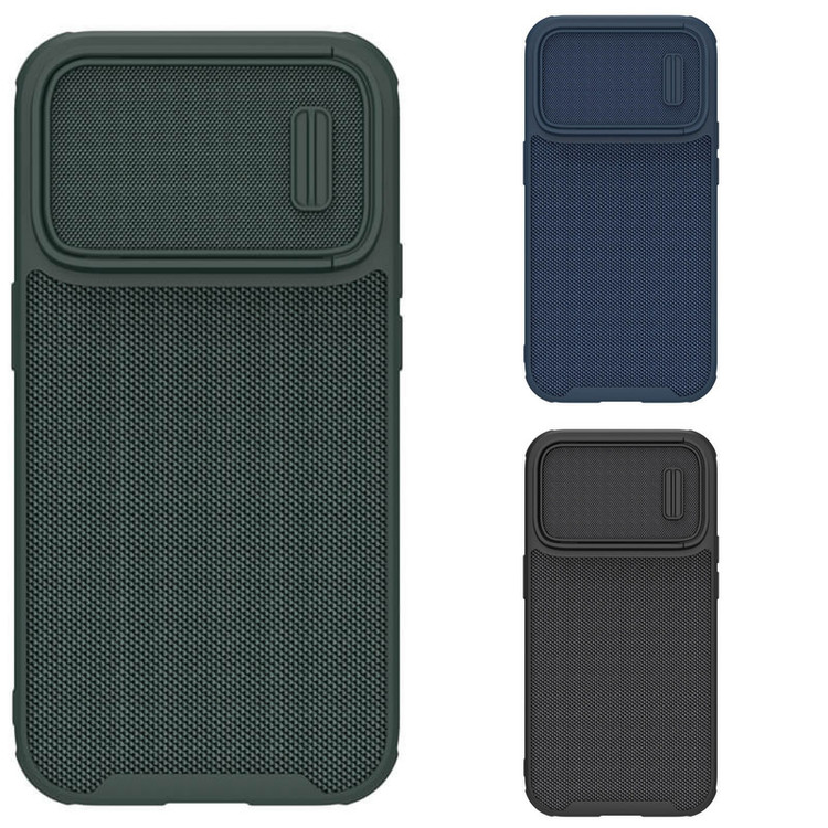 کاور نیلکین مدل Textured Fiber S Case مناسب برای گوشی موبایل اپل iPhone 14 Pro