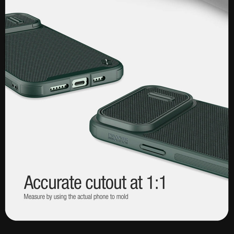 کاور نیلکین مدل Textured Fiber S Case مناسب برای گوشی موبایل اپل iPhone 14 Pro
