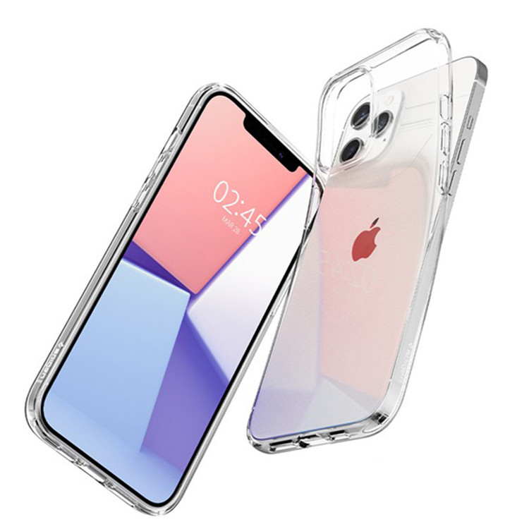 کاور اسپیگن مدل Liquid Crystal مناسب برای گوشی موبایل اپل iPhone 12 / 12 pro