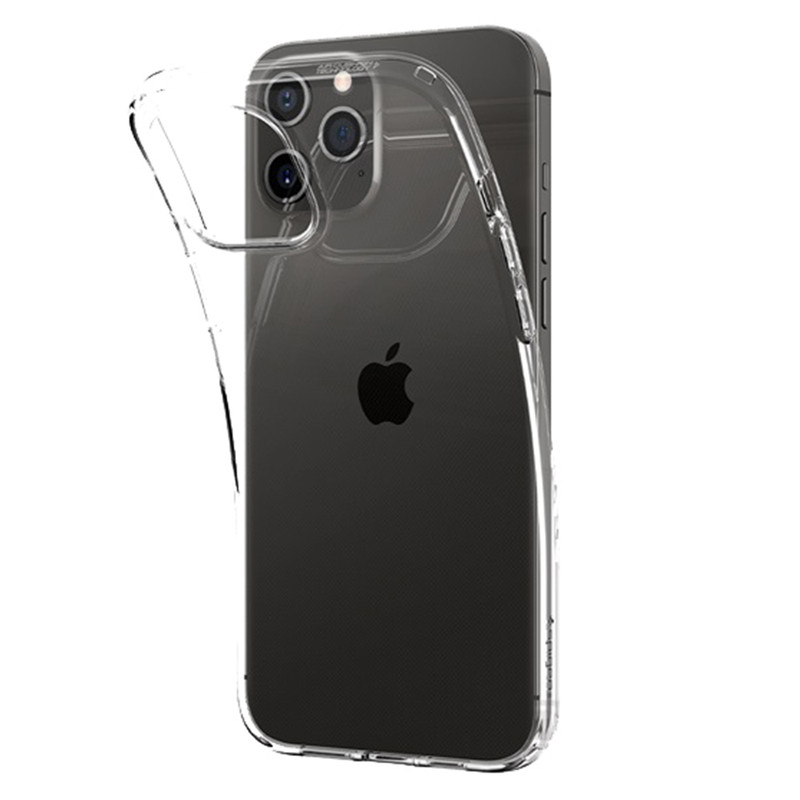 کاور اسپیگن مدل Liquid Crystal مناسب برای گوشی موبایل اپل iPhone 12 / 12 pro