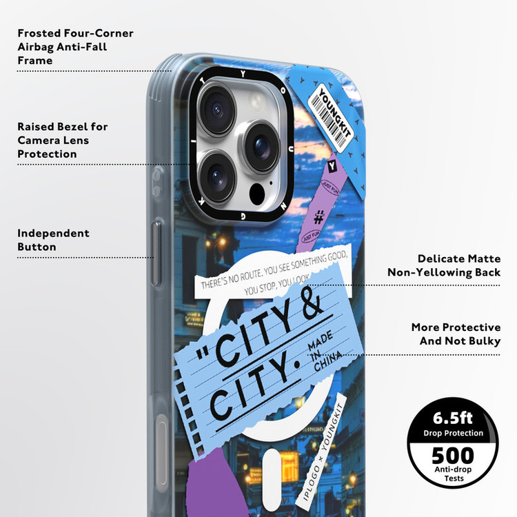 کاور یانگ کیت مدل City کد CHSCX002 مناسب برای گوشی موبایل اپل IPHONE 16 Pro