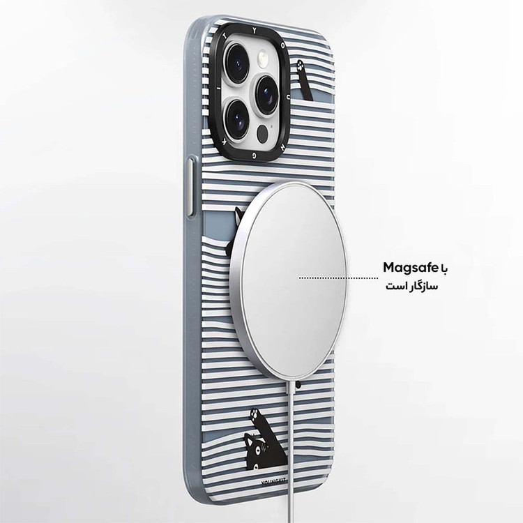 کاور یانگ کیت مدل Black Kitten Adventure Playground MagSafe مناسب برای گوشی موبایل اپل iphone 15promax