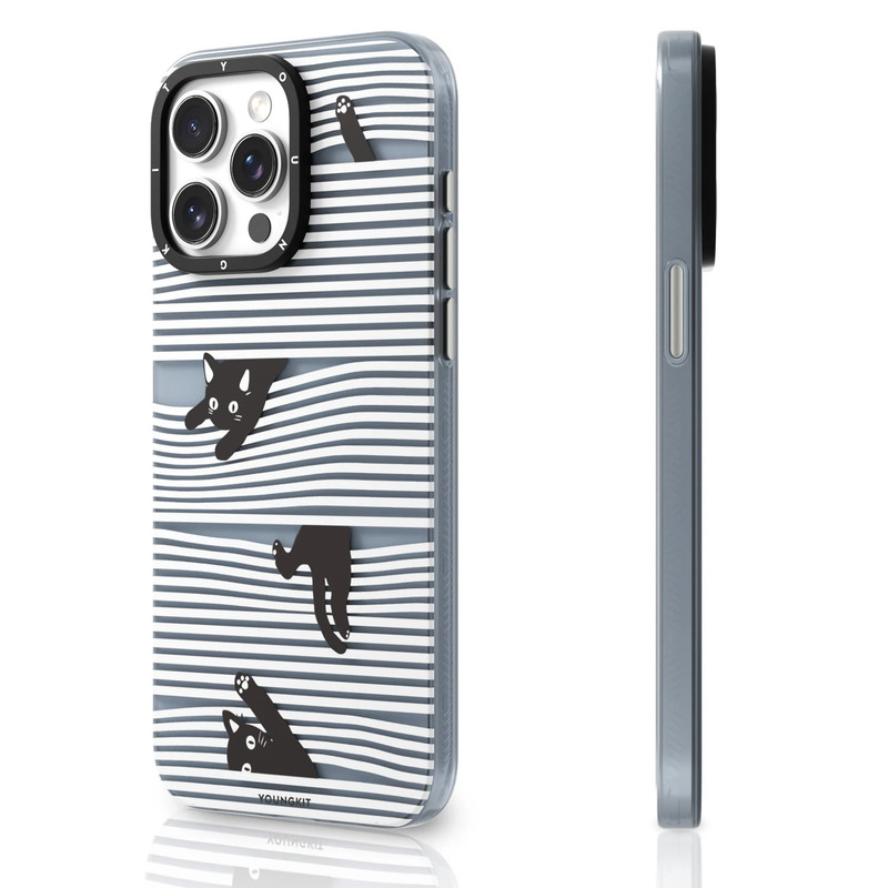 کاور یانگ کیت مدل Black Kitten Adventure Playground MagSafe مناسب برای گوشی موبایل اپل iphone 15promax