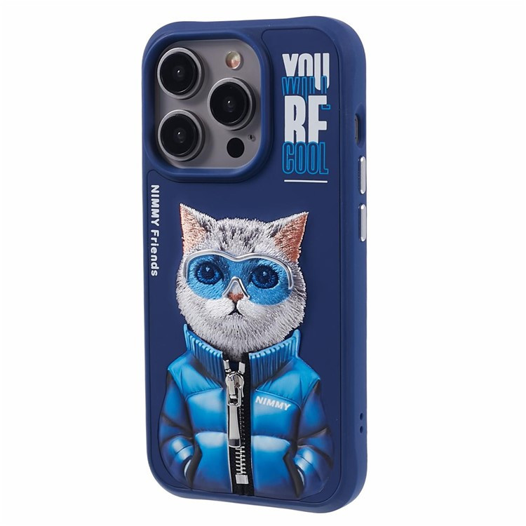 کاور مدل BLUE COAT CAT مناسب برای گوشی موبایل اپل IPHONE 15 Pro