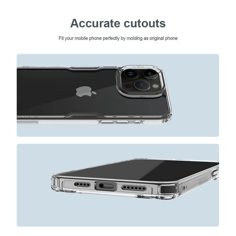 کاور نیلکین مدل Nature TPU Pro مناسب برای گوشی موبایل اپل iPhone 15 Pro
