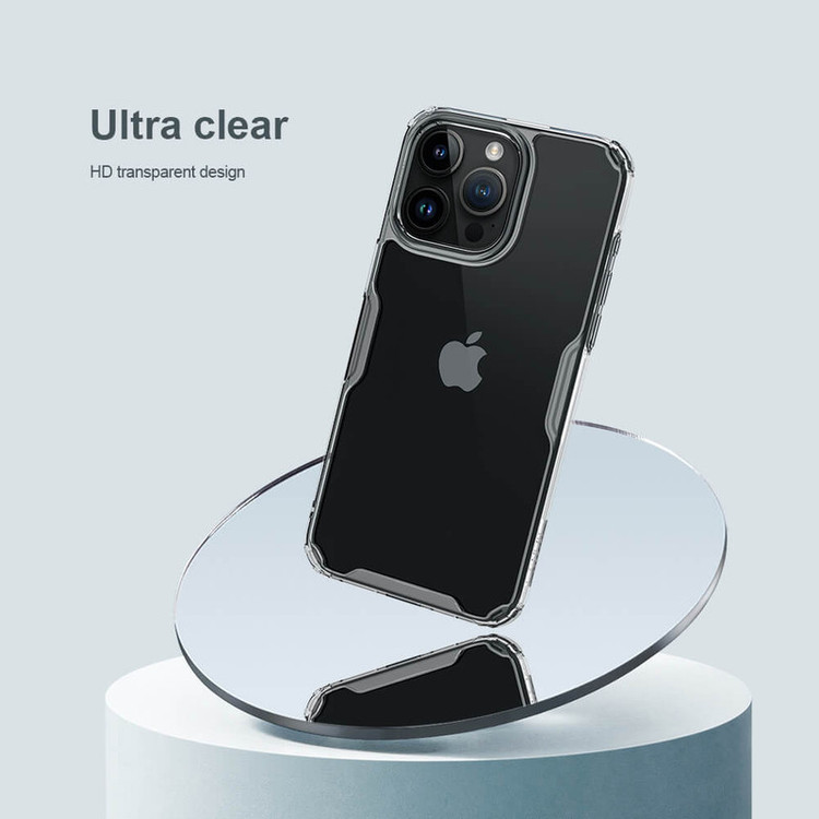کاور نیلکین مدل Nature TPU Pro مناسب برای گوشی موبایل اپل iPhone 15 Pro