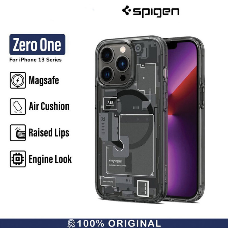کاور اسپیگن مدل مگ سیف Zero one مناسب برای گوشی موبایل اپل iPhone 13 Pro Max