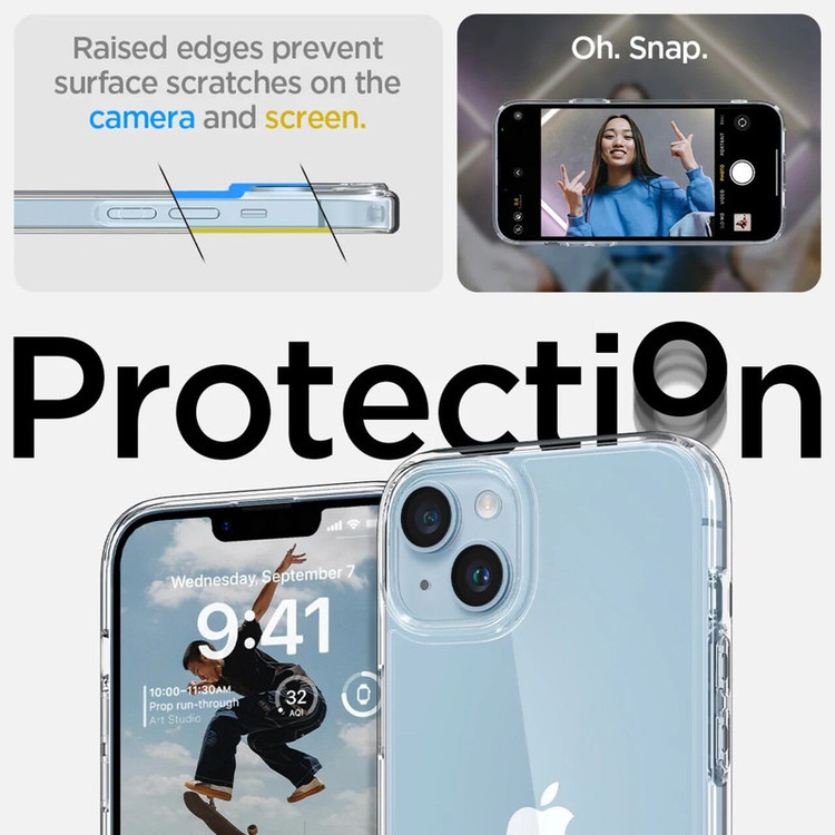 کاور اسپیگن مدل ultra_hybriid مناسب برای گوشی موبایل اپل iphone 14 plus