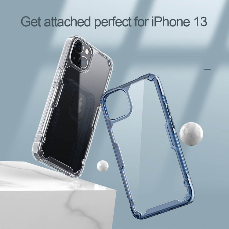 کاور نیلکین مدل Nature TPU Pro مناسب برای گوشی موبایل اپل iphone 13