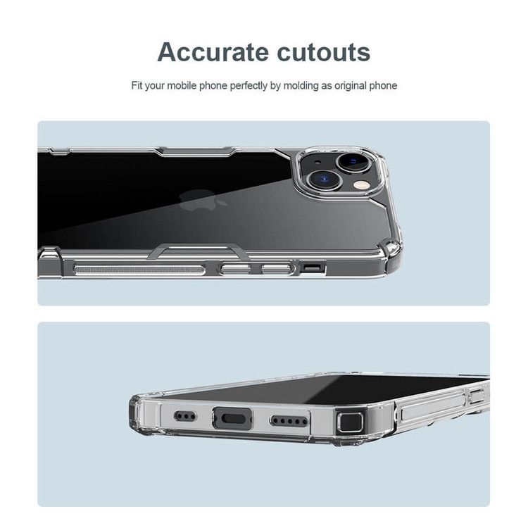 کاور نیلکین مدل Nature TPU Pro مناسب برای گوشی موبایل اپل iphone 13