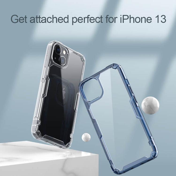 کاور نیلکین مدل Nature TPU Pro مناسب برای گوشی موبایل اپل iphone 13
