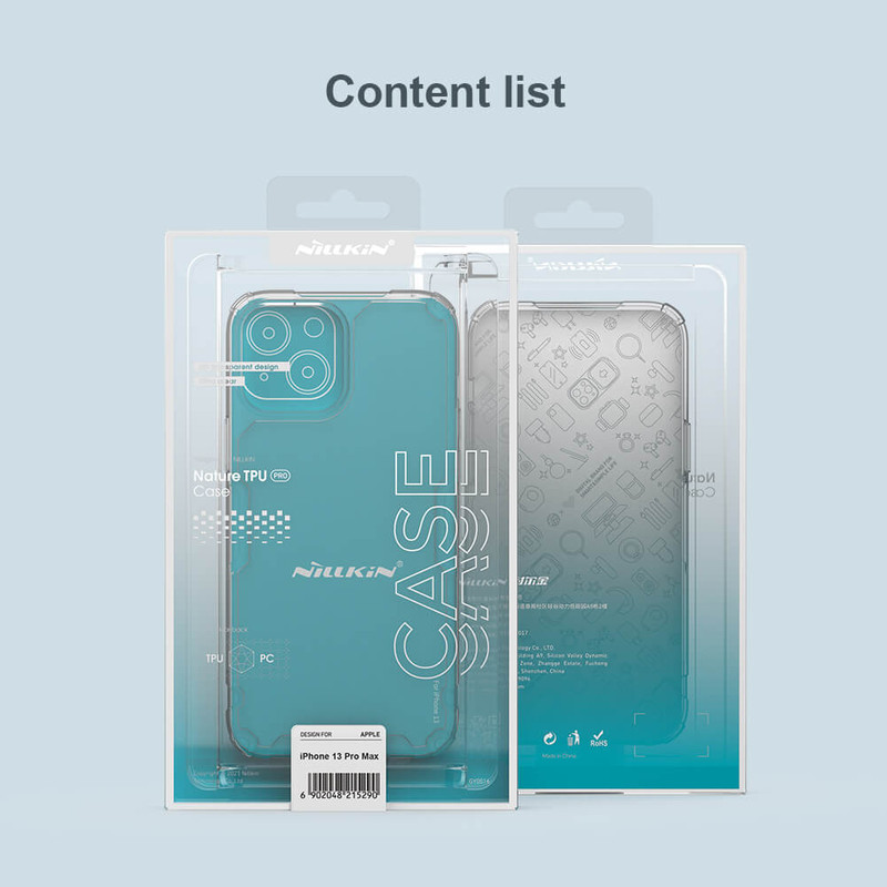 کاور نیلکین مدل Nature TPU Pro مناسب برای گوشی موبایل اپل iphone 13