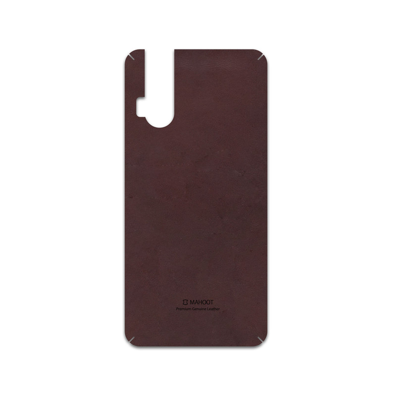برچسب پوششی ماهوت مدل Matte-Dark-Brown-Leather مناسب برای گوشی موبایل موتورولا One Hyper