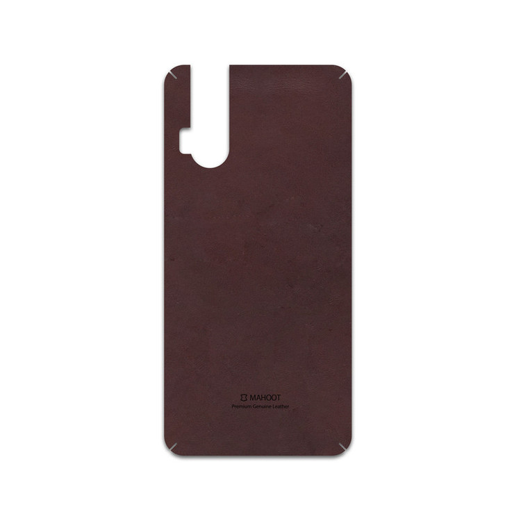 برچسب پوششی ماهوت مدل Matte-Dark-Brown-Leather مناسب برای گوشی موبایل موتورولا One Hyper
