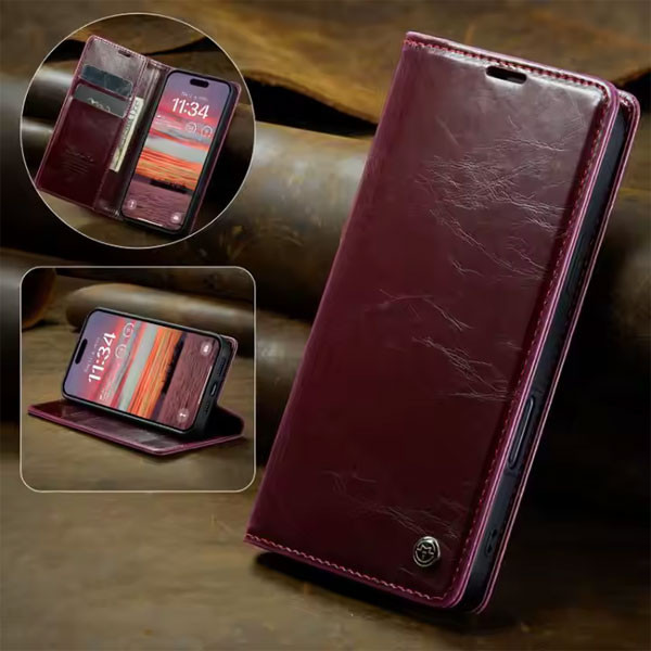 کیف کلاسوری گلدن گارد مدل Caseme_S24 مناسب برای گوشی موبایل سامسونگ Galaxy S24FE