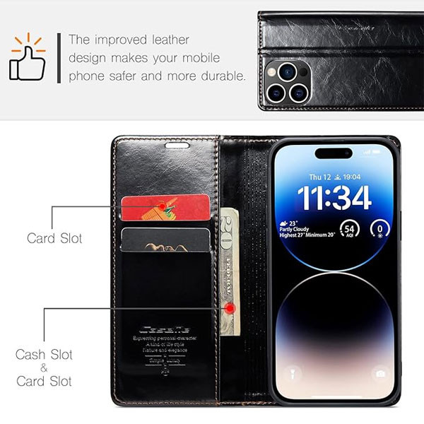 کیف کلاسوری گلدن گارد مدل Caseme_S24 مناسب برای گوشی موبایل سامسونگ Galaxy S24FE